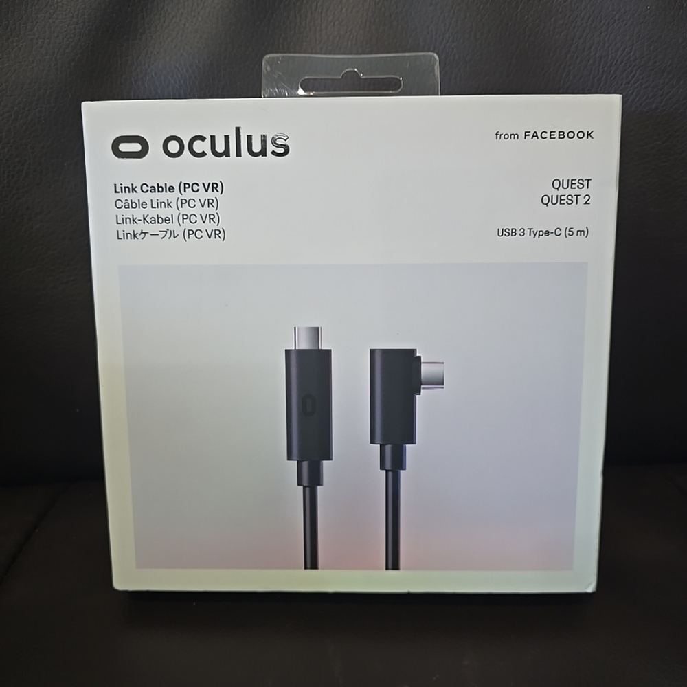 Oculus Link Virtual Reality Headset Cable for Quest 2 and Quest - 16FT (5M) - PC